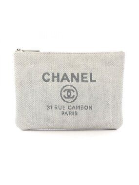 Chanel Clutch Deauville Gray